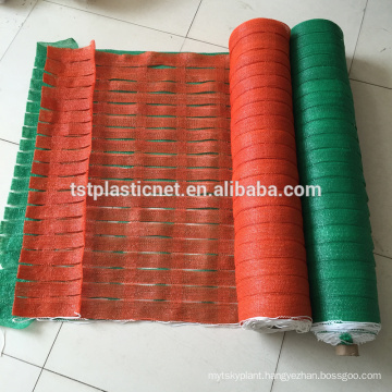 Orange Woven Barrier Safety Road Netting